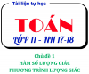 Tài liệu tự học Toán 11 chủ đề 1