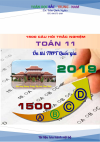 1500 câu hỏi trắc nghiệm Toán 11 giải chi tiết