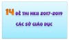 Tuyển tập 14 đề thi HKII năm học 2017-2018 của các Sở Giáo dục