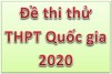 Đề thi thử Toán THPT Quốc gia 2020 lần 1 trường THPT Lý Thái Tổ – Bắc Ninh