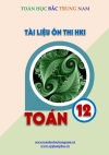 Tài liệu ôn HKI toán 12 năm 2020-2021