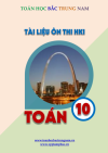 Đề cương ôn thi HKI Toán 10 năm học 2019-2020