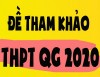 Bộ GDĐT công bố đề thi tham khảo kỳ thi THPT quốc gia năm 2020