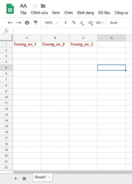 google sheet and form 1