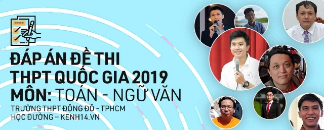 Đề thi và đáp án tham khảo môn Toán THPT Quốc gia 2019