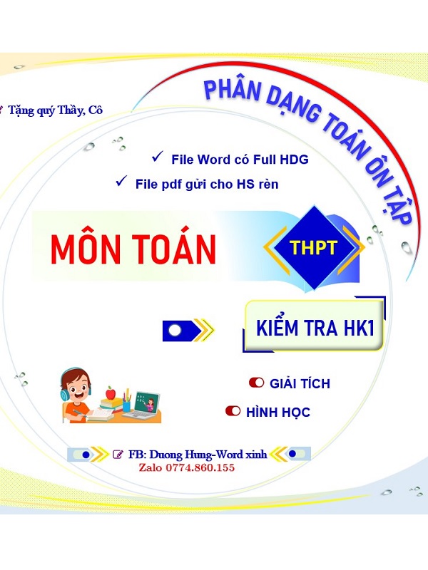 [WORD] Phân dạng bài tập ôn thi HKI môn Toán 3 khối