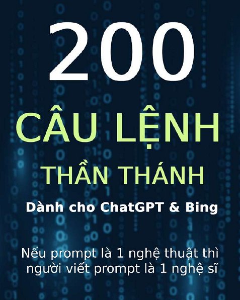 200 câu lệnh dành cho ChatGPT và Bing